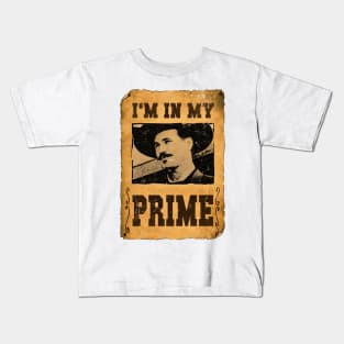 vintage style // im in my prime Kids T-Shirt